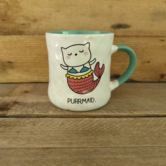"Purrmaid" Ceramic Mug by Kensie Home - Picture 1 of 6